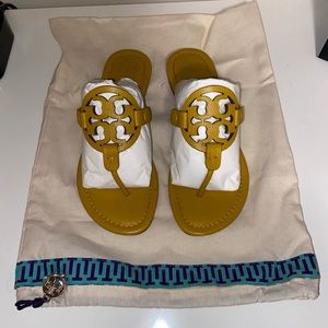 Tory Burch Miller Sandal in Dusty Cassia
